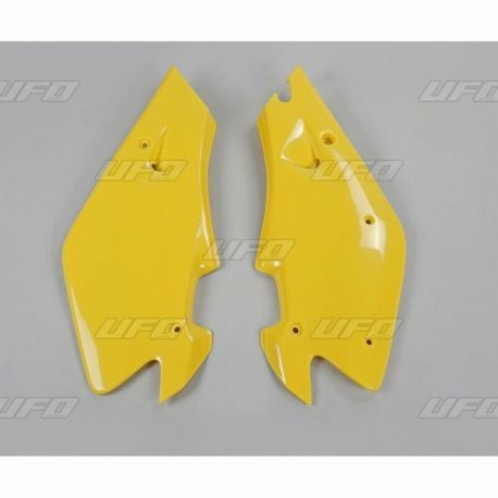 Plaques latérales UFO jaune Husqvarna