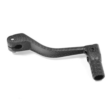 Sélecteur de vitesse V PARTS alu texture carbone DERBI Senda