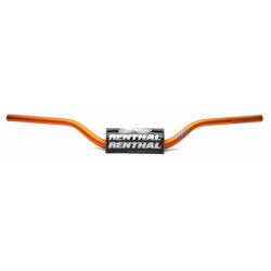 Guidon Ø28,6mm sans barre RENTHAL Fatbar® KTM SX 85 13-15 orange/ mousse noire