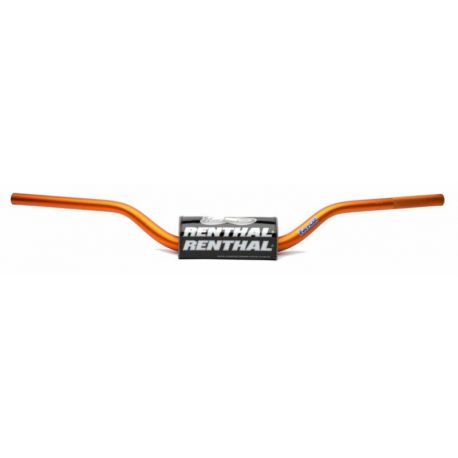 Guidon Ø28,6mm sans barre RENTHAL Fatbar® KTM SX 85 13-15 orange/ mousse noire