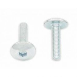 Vis tête bombée plate BOLT M5x0,80x20mm 10 pièces