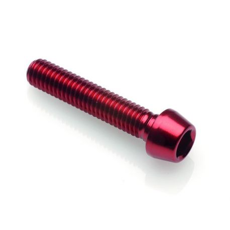 Vis BTR conique LIGHTECH M5 x 30 Ergal rouge