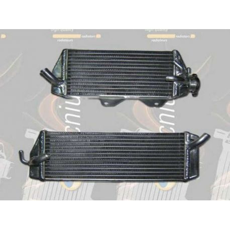 Radiateur oversize gauche soudé TECNIUM kawasaki kx250f