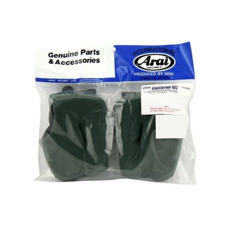 Mousses de joues ARAI Dry-Cool FCS 20mm (épaisseur standard L-XL) pour casques Rebel/Chaser-V/Chaser-V PRO