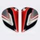 PLATINE ECRAN ARAI SAJ DANI 26 RED CASQUE INTEGRAL