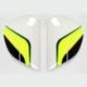 Plaques pivot ARAI Super AdSis J (LRS) Flow Green pour casques Axces II