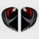 Plaques pivot ARAI Super AdSis J (LRS) Groove pour casque Rebel