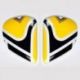 Platine écran ARAI VAS Edwards Legend Yellow casque intégral