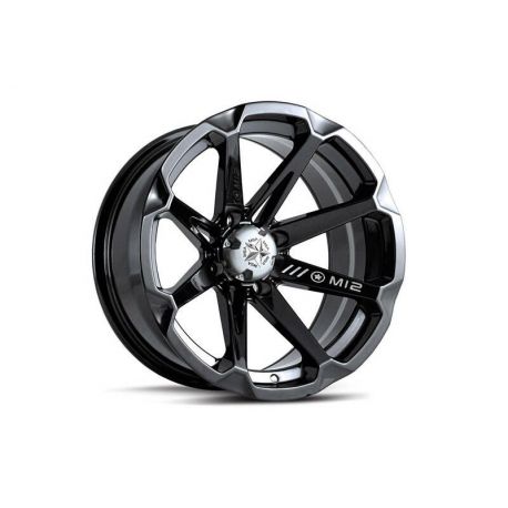 Jante utilitaire MSA Offroad Wheels M12 Diesel noir quad 14x7 4x137 4+3