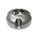 Cabochon de jante argent MSA WHEELS Offroad MSA CAP pour jantes MSA M18/M17/M15/M12