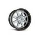 Cabochon MSA Offroad Wheels MSA CAP argent pour jantes MSA M18/M17/M15/M12