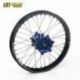 Roue arrière HAAN WHEELS A60 18x2.15x36T noir/bleu/argent