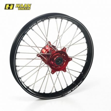 Roue arrière HAAN WHEELS A60 19x1.85x36T noire/rouge Yamaha YZ125