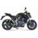 Silencieux MIVV GP inox brossé noir Honda CB1000R