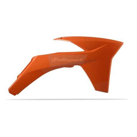 Ouïes de radiateur Polisport orange KTM