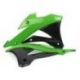 Ouïes de radiateur Polisport couleur origine vert/noir Kawasaki KX85/KX100