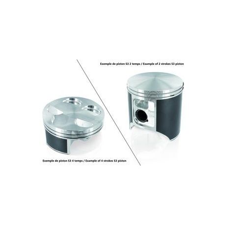 Piston S3 coulé Ø53,96mm compression standard Jotagas JT125