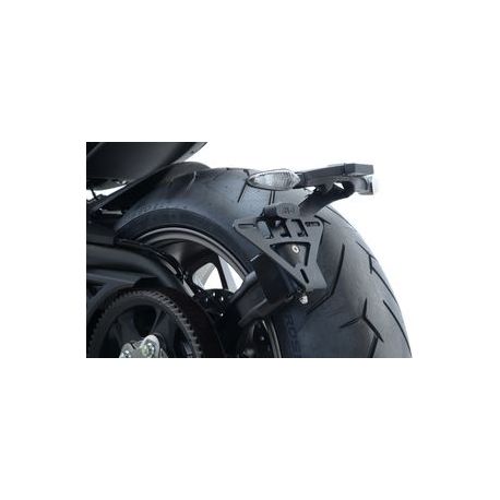 Support de plaque R&G RACING noir Ducati X Diavel