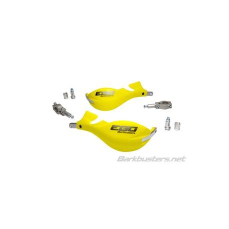 Kit protège-mains BARKBUSTERS Ego Mini montage 2 points embout de guidon droit Ø22mm jaune