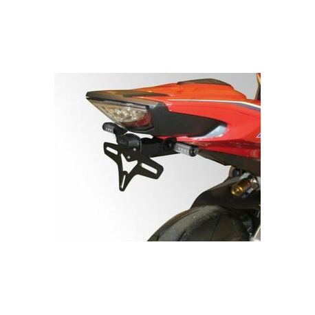 Support de plaque R&G RACING noir Honda CBR1000RR