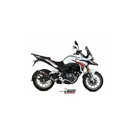 Silencieux MIVV Oval carbone/casquette carbone Benelli TRK 251