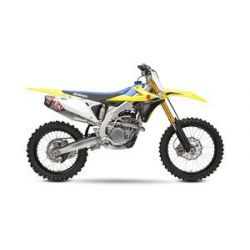 Ligne complète YOSHIMURA RS-12 Signature Series inox/silencieux alu/casquette carbone Suzuki RM-Z250