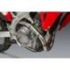 Ligne complète YOSHIMURA RS-12 Signature Series inox/silencieux alu/casquette carbone Honda CRF450R/RX