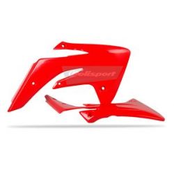 Ouïes de radiateur Polisport rouge Honda CRF110F