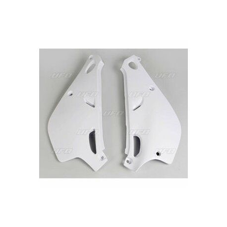 Plaques latérales UFO blanc Yamaha YZ80LC/LW