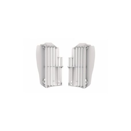 Cache radiateur POLISPORT blanc Yamaha YZ450F