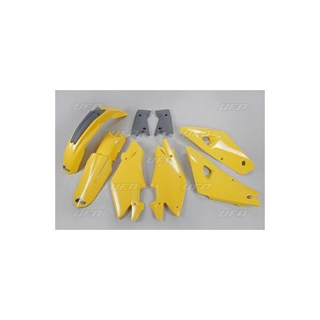 Kit plastique UFO couleur origine jaune/gris Husqvarna CR125/250