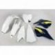 Kit plastique UFO couleur origine (2016) blanc/bleu Husqvarna TC250