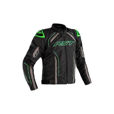 Veste RST S-1 textile noir/gris/vert fluo