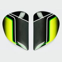 PLATINE ECRAN ARAI SAJ ELECTRIC GREEN CASQUE INTEGRAL