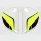 Plaques pivot ARAI Super AdSis J (LRS) Flow Green pour casques Axces II