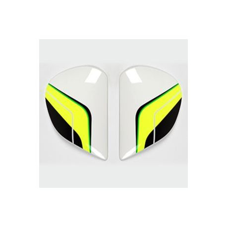 Plaques pivot ARAI Super AdSis J (LRS) Flow Green pour casques Axces II