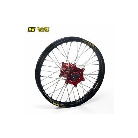 Roue arrière HAAN WHEELS 19x1.85x36T noir/rouge/argent