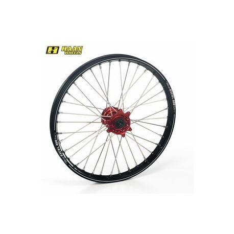 Roue avant complète HAAN WHEELS 21x1.60 noir/rouge Yamaha YZ125