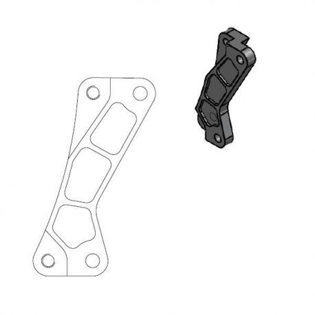 BRAKE CALIPER RELOCATION BRACKET SM STREET 320MM