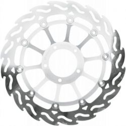 BRAKE ROTOR FLOATING FLAME FLAMED BLACK