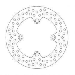 BRAKE ROTOR FIXED HALO ROUND NATURAL