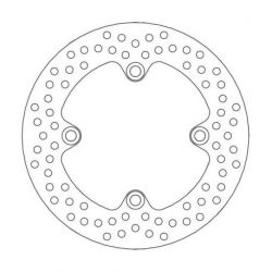 BRAKE ROTOR FIXED HALO ROUND NATURAL