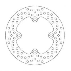 BRAKE ROTOR FIXED HALO ROUND NATURAL