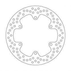 BRAKE ROTOR FIXED HALO ROUND NATURAL