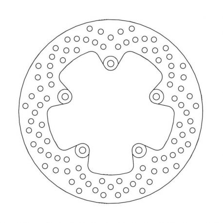 BRAKE ROTOR FIXED HALO ROUND NATURAL