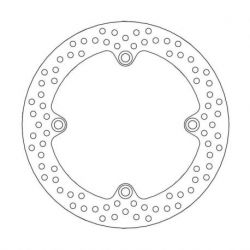 BRAKE ROTOR FIXED HALO ROUND NATURAL