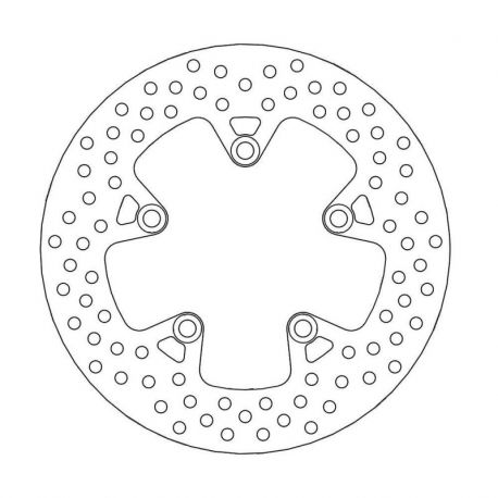 BRAKE ROTOR FIXED HALO ROUND NATURAL