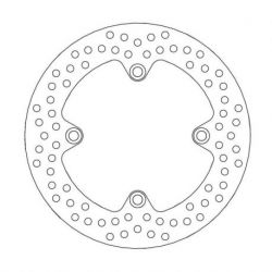 BRAKE ROTOR FIXED HALO ROUND NATURAL