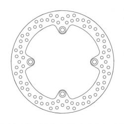 BRAKE ROTOR FIXED HALO ROUND NATURAL