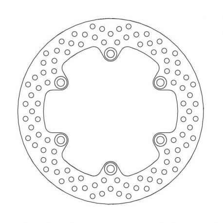 BRAKE ROTOR FIXED HALO ROUND NATURAL